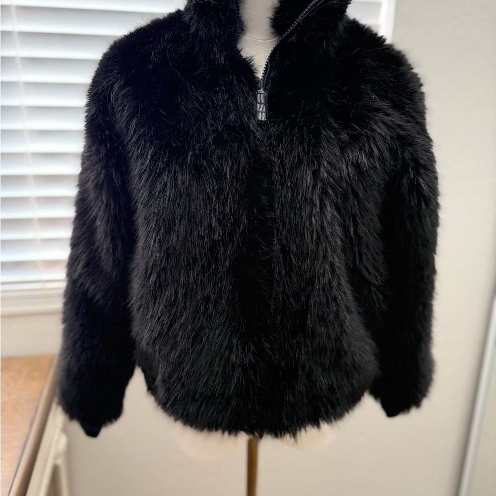 Girl’s Art Class Faux Fur Coat